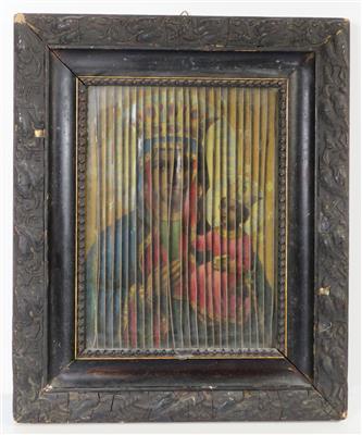 Lamellen-Andachtsbild, 19. Jahrhundert - Schmuck, Kunst & Antiquitäten