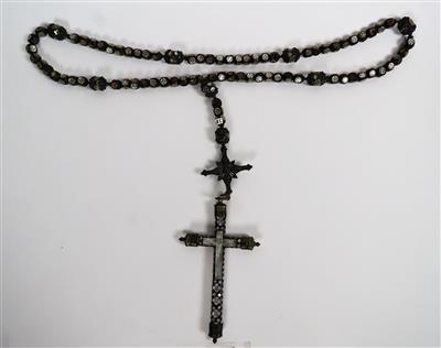Rosenkranz mit Kreuz, Österreichisch, 19. Jahrhundert - Jewellery, antiques and art