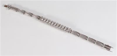 Brillant Achtkantdiamant Armband - Klenoty, umění a starožitnosti