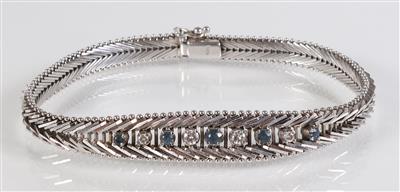 Brillant Saphir Armband - Schmuck, Kunst & Antiquitäten