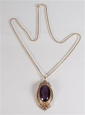 Amethystanhänger - Schmuck, Kunst & Antiquitäten