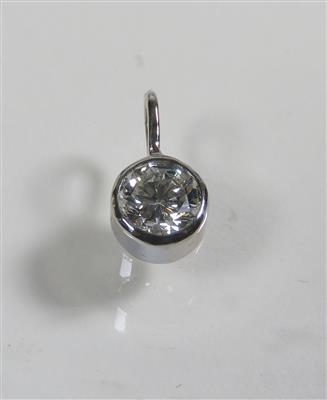 Brillantanhänger ca. 0,50 ct - Schmuck, Kunst & Antiquitäten