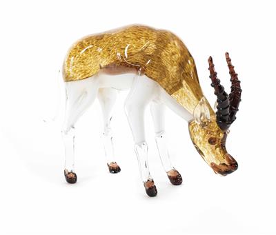 Antilope, Alessandro Barbaro, Murano Anfang 21. Jahrhundert - Jewellery, antiques and art