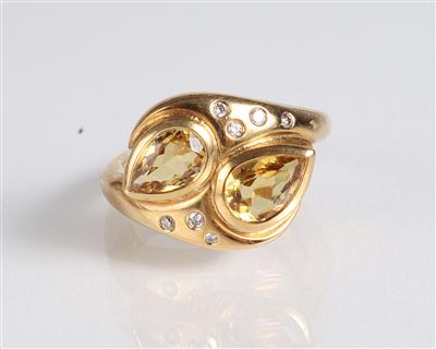 Brillant Goldberyll Ring - Jewellery, antiques and art