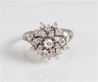 Brillant Diamantdamenring zus. ca. 1 ct - Jewellery, antiques and art