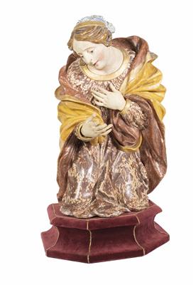 Hl. Magdalena, wohl aus einer Grablegung Christi, Alpenländisch, um 1700 - Jewellery, antiques and art