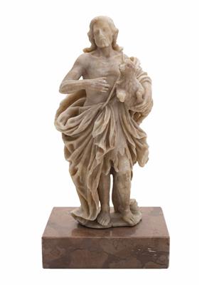 Johannes der Täufer mit dem Lamm Gottes, Italienisch?, 17. Jahrhundert - Gioielli, arte e antiquariato