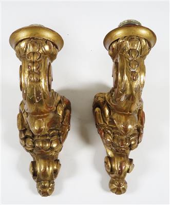 Paar neoklassizistische Wandappliken, 19./20. Jahrhundert - Jewellery, antiques and art