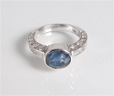 Diamant Damenring zus. ca. 1 ct - Gioielli, arte e antiquariato