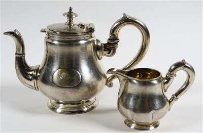 Tee- und Sahnekännchen, Österreich, um 1900 - Schmuck, Kunst & Antiquitäten