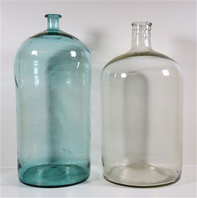 Zwei Vorratsflaschen, Alpenländisch, 19. Jahrhundert - Klenoty, umění a starožitnosti