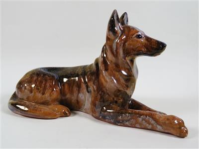 Schäferhund, Alpenländische Kunstkeramik Liezen - Schmuck, Kunst & Antiquitäten