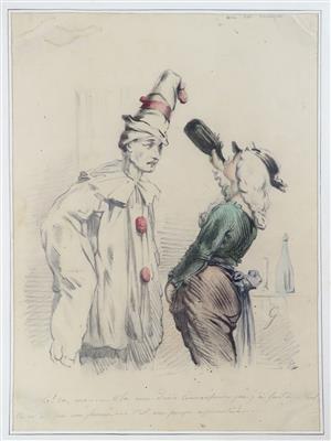 Französischer Karikaturist, in der Art von Honoré Daumier - Gioielli, arte e antiquariato