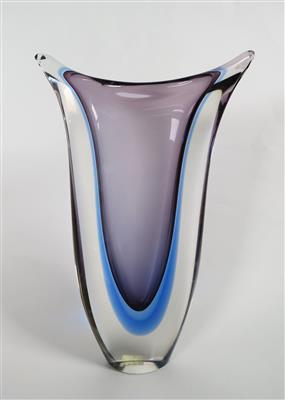 Sommerso-Vase, Murano, um 1960 - Jewellery, antiques and art