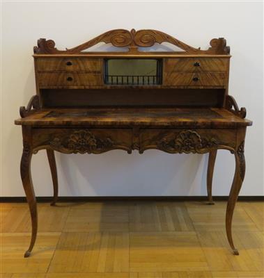 Schreibtisch mit Aufsatz, 19. Jahrhundert - Klenoty, umění a starožitnosti