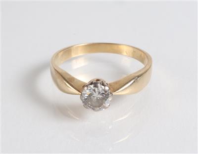 Solitärring ca. 0,65 ct - Jewellery, antiques and art