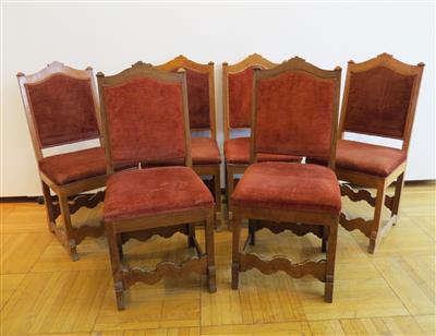 Satz von sechs Sesseln im Frühbarockstil - Schmuck, Kunst & Antiquitäten