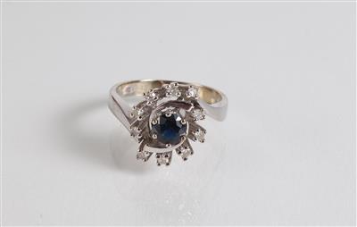 Diamant Damenring - Jewellery, antiques and art