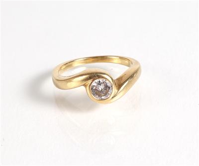 Solitärring 0,43 ct - Jewellery, antiques and art