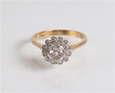 Brillant Diamantdamenring zus. ca. 0,60 ct - Schmuck, Kunst & Antiquitäten