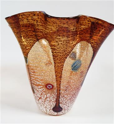 Fazzoletto-Vase, Nason glass collection, Murano - Jewellery, antiques and art