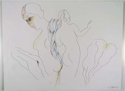 Kunstdruck nach Oswald Oberhuber (1931-2020) - Gioielli, arte e antiquariato