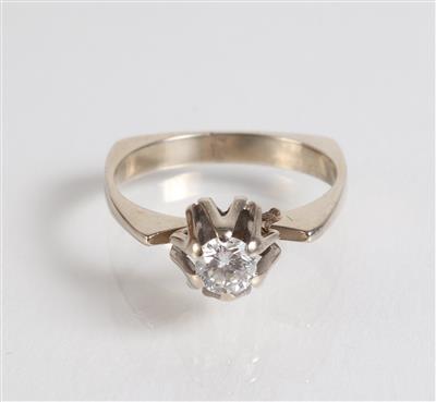 Solitärring ca. 0,30 ct - Jewellery, antiques and art