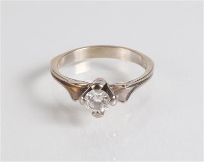 Solitärring ca. 0,35 ct - Jewellery, antiques and art