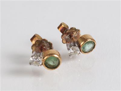2 Brillantohrstecker - Jewellery, antiques and art