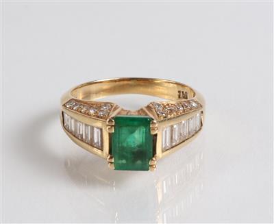 Brillant Diamantring zus. ca.1 ct - Gioielli, arte e antiquariato