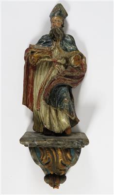 Hl. Bischof, Alpenländisch, wohl 18. Jahrhundert - Gioielli, arte e antiquariato