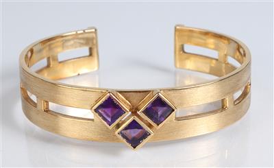 Amethyst Armspange - Jewellery, antiques and art