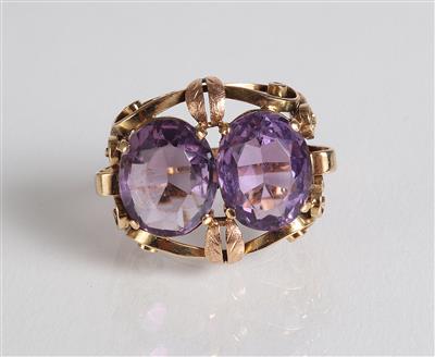 Amethystdamenring - Schmuck, Kunst & Antiquitäten