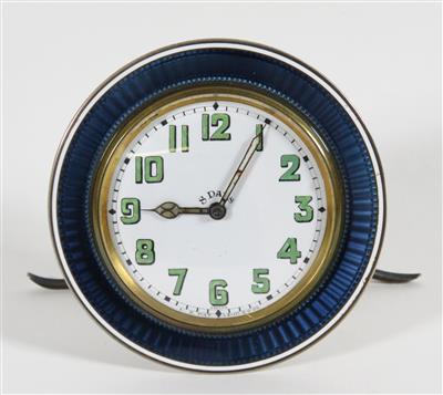 Doxa Watch, 8 Days, Tisch-Reiseuhr, 1920/30 - Schmuck, Kunst & Antiquitäten