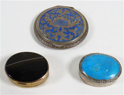 Konvolut von 3 unterschiedlichen Döschen, 20. Jahrhundert - Jewellery, antiques and art