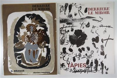 Zwei unvollständige Ausgabe der Kunstmagazine Derriere le miroir - Klenoty, umění a starožitnosti