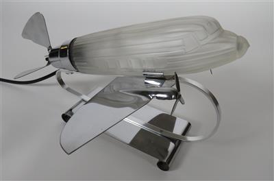 Sarsaparilla Deco Design - Flugzeug Schreibtischleuchte - Schmuck, Kunst & Antiquitäten