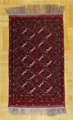 Nord-Afghanischer Teppich mit seltenen turkmenischen Mustern, um 1960/70 - Schmuck, Kunst & Antiquitäten