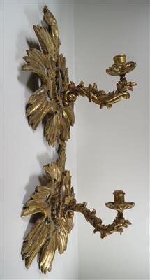 Paar Wandappliken im Barockstil aus unterschiedlichen alten Teilen - Schmuck, Kunst & Antiquitäten