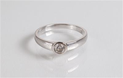 Solitärring ca. 0,15 ct - Jewellery, Works of Art and art