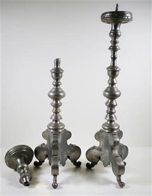 Paar barocke Kerzenleuchter, 18. Jahrhundert - Schmuck, Kunst & Antiquitäten
