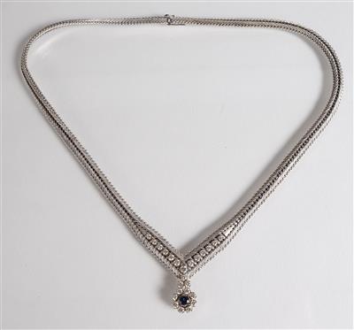 Brillantcollier zus. 0,95 ct - Gioielli, arte e antiquariato