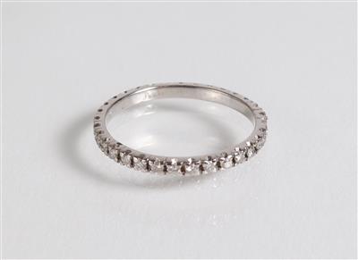 Brillantmemoryring zus. 0,32 ct - Gioielli, arte e antiquariato