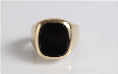 Onyx Herrenring - Jewellery, Works of Art and art