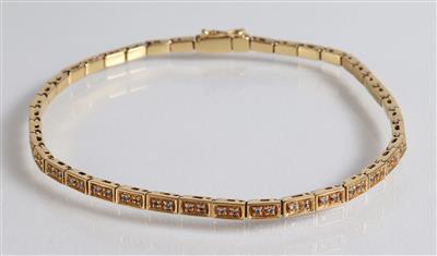 Diamantarmkette zus. ca. 0,55 ct - Jewellery, Works of Art and art
