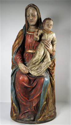 Madonna mit Kind, 18./19. Jahrhundert - Schmuck, Kunst & Antiquitäten