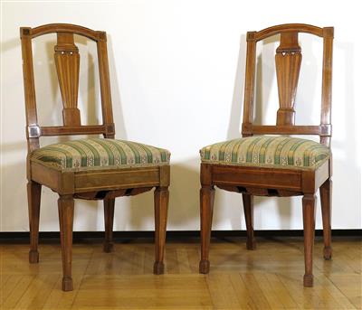 Paar Louis-Seize-Sessel, Süddeutsch, 4. Viertel 18. Jahrhundert - Schmuck, Kunst & Antiquitäten