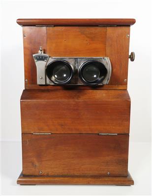 Tisch-Stereoskop - sogen. Ontophote - Gustave Cornu, Paris um 1910 - Schmuck, Kunst & Antiquitäten