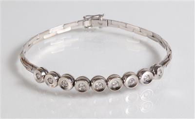 Brillant Armband zus. ca. 0,35 ct - Gioielli, arte e antiquariato