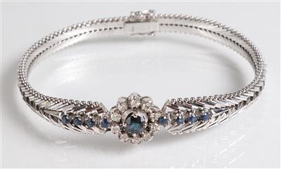 Diamant Saphirarmkette - Klenoty, umění a starožitnosti
